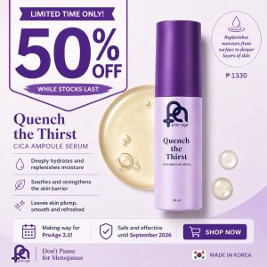 Quench The Thirst Cica Ampoule Serum (30mL)