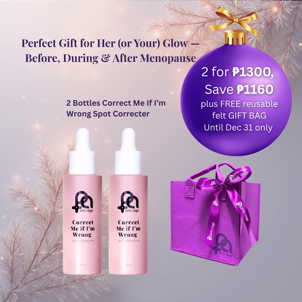 2 Bottles Correct Me If I’m Wrong Spot Corrector